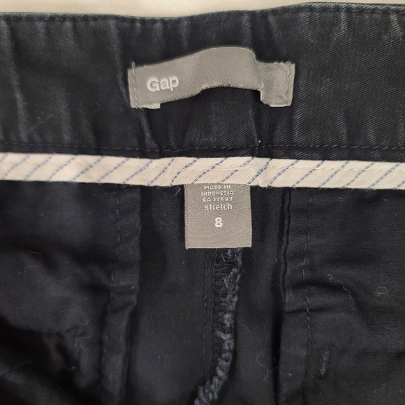 GAP Acid Wash Black Capris Size 8 - Picture 7 of 7